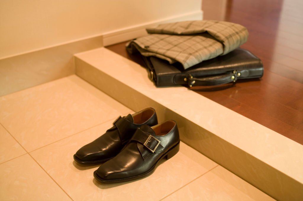 Shoes at the Entrance Shoes at the Entrance