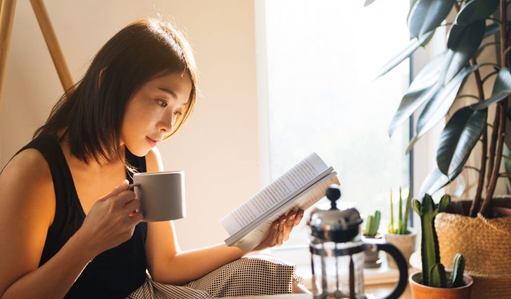 Woman Reading A Book