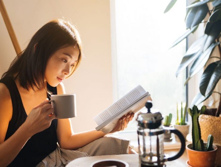 Woman Reading A Book