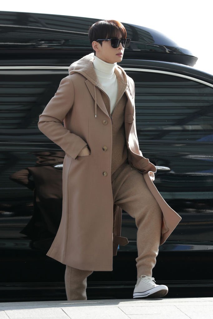 Cha Eun-Woo of ASTRO At Incheon International Airport Cha Eun-Woo of ASTRO At Incheon International Airport