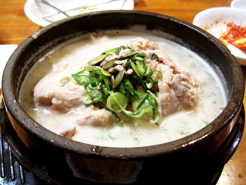 Samgyetang (Ginseng Chicken Soup) at Tosokchon