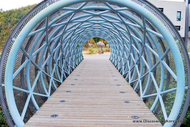 Sculptural Bridge in Heyri Art Valley